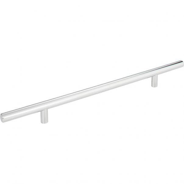 Polished Chrome Modern Bar Pull with Mounting Hardware