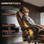 Barkett Upholstered Executive Chair with Massage Feature-830058240-864529613
