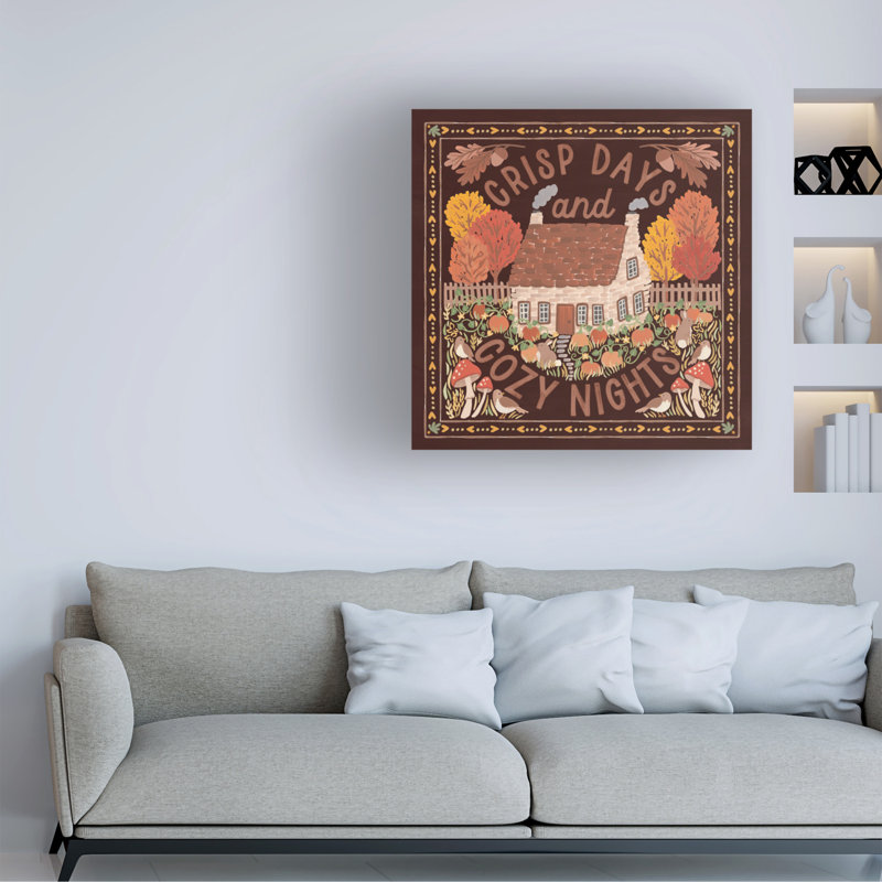 Art mural sur toile foncé, Laura, Brun foncé, H 24 po x l 24 po