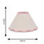 Florie Linen Blend Tapered Pendant Shade ( Clip On )-1153049531-1153049532