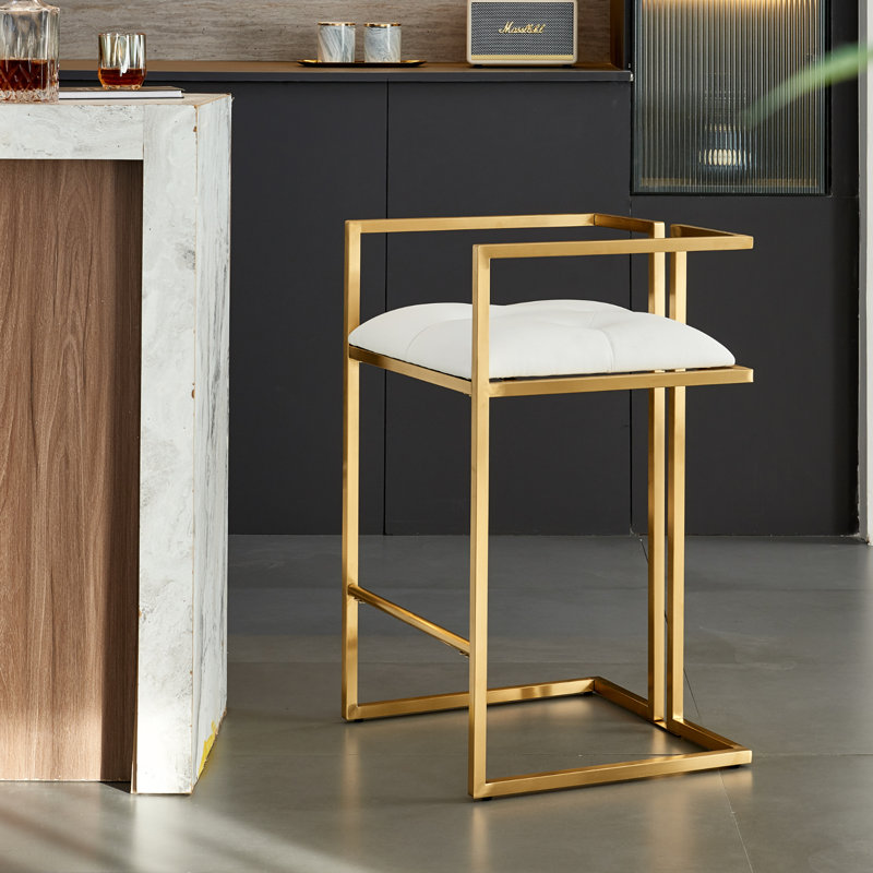 Tabouret de comptoir 27 po Dianna Gold