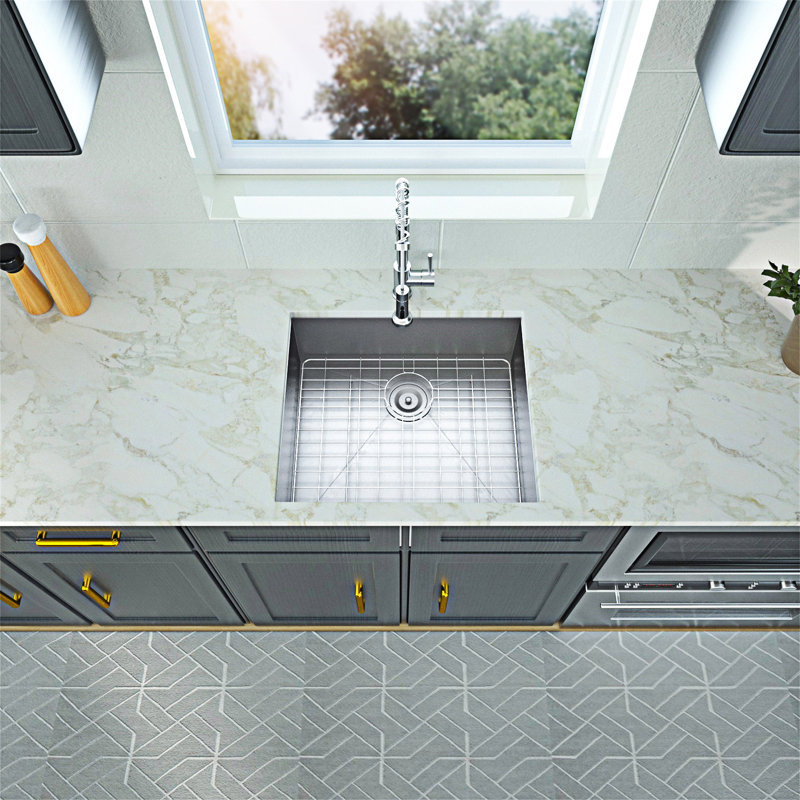 Undermount Single Bowl Kitchen Sink Basin