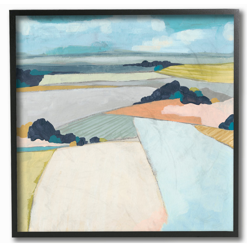 « chrome fields », impression, Giclée encadrée noir minuit, H 12 po x l 12 po x P 0,5 po