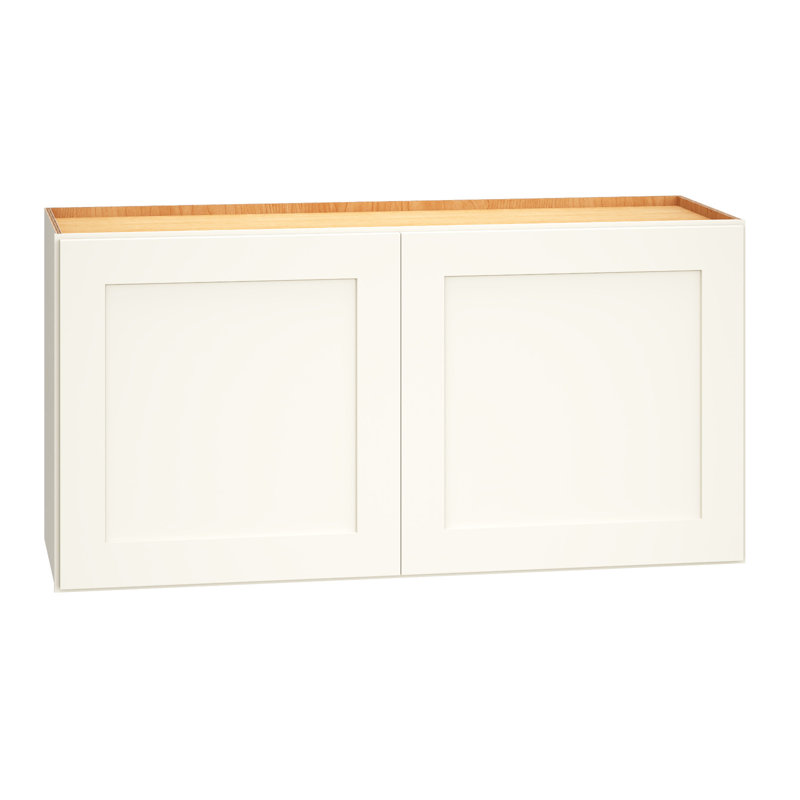 Dwelling Livingston Fully Assembled 2-Door Wall Cabinet, Blanc, H 18 po x l 36 po x P 12 po