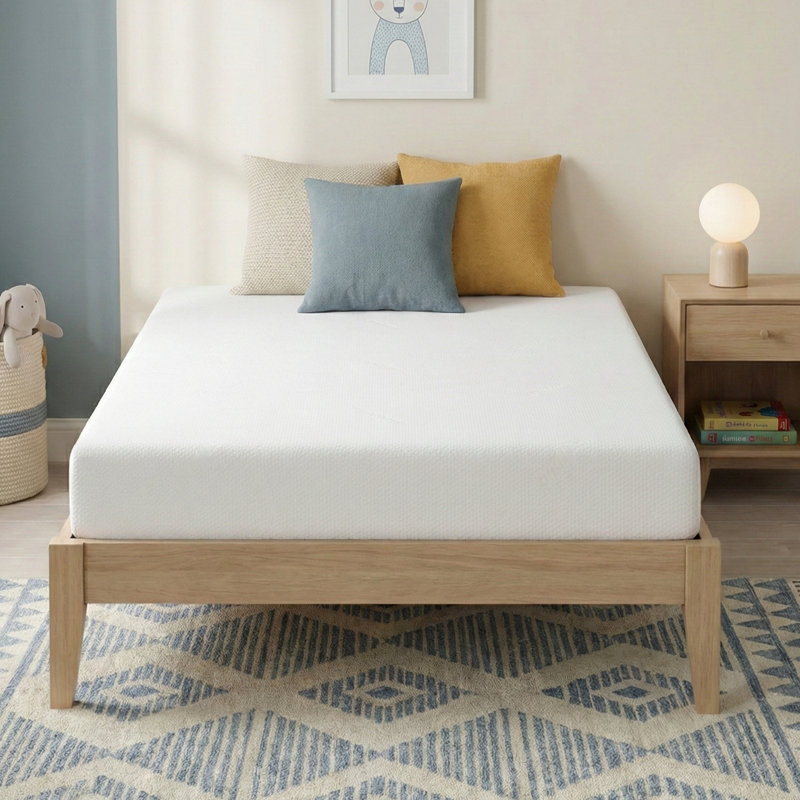 Fritch 6 in. Gel Memory Foam Twin Mattress in a Box, 6", Twin