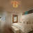Wood LED Semi Flush Mount