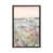 Toile encadrée de bois rustique foncé