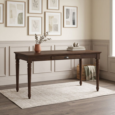 Wood Desk with Storage Drawer