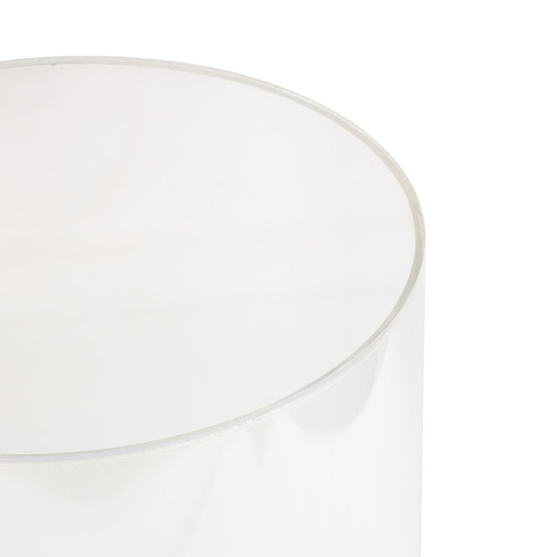 Table à piédestal minimaliste en plastique acrylique avec différentes tailles