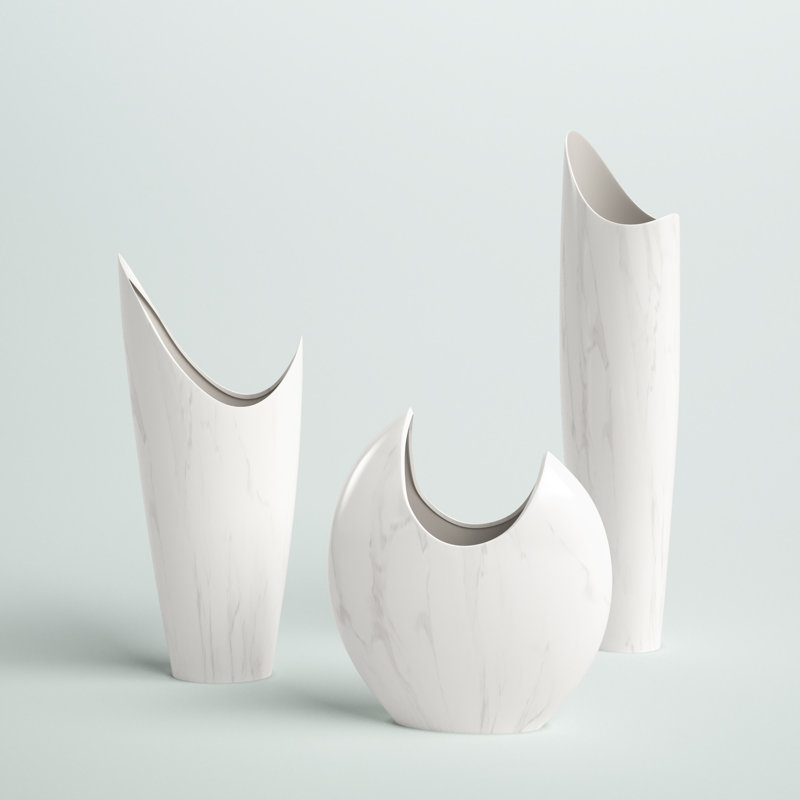 Ensemble de 3 vases de table Pyron
