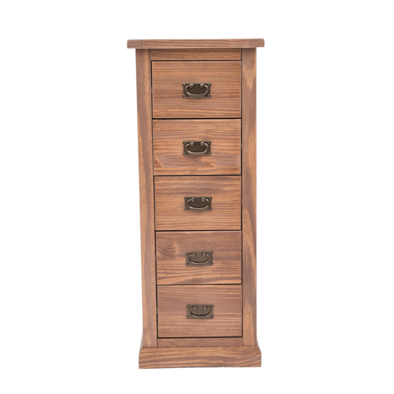 45 cm W Chest of 5 Drawers