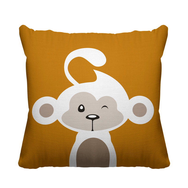Coussin intérieur Ollie, 19 po x 19 po, Ombre brûlée, Carré