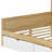 Wooden L-Shape Daybed with Seven Storage Cabinets and Two Storage Drawers, Multi-functional Bed with Study Desk and Built-in Bookshelf