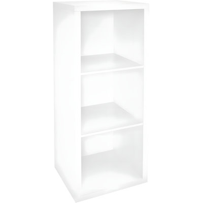 3-Cube Decorative Storage Organizer With Sturdy Frame For Home Office, Living Room, Or Hallway
