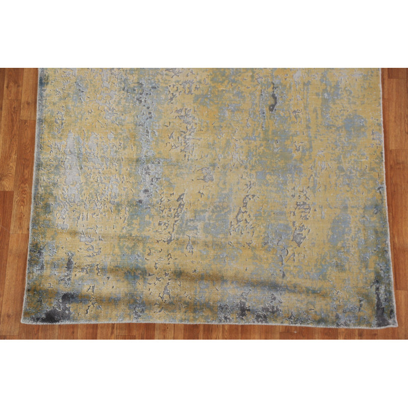 One-of-a-Kind 5'4" X 7'0" New Age Silk Area Rug in Multicolor