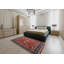 Tapis oriental rouge et bleu-450368595