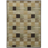 One-of-a-Kind Hand-Knotted Beige/Black/Brown 9' x 12'1" Area Rug