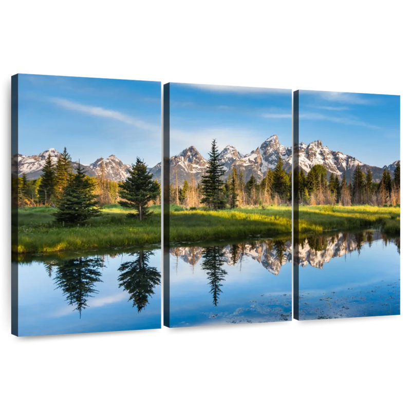 Paysage Alvord Grand Tetons, H 32 po x l 50 po