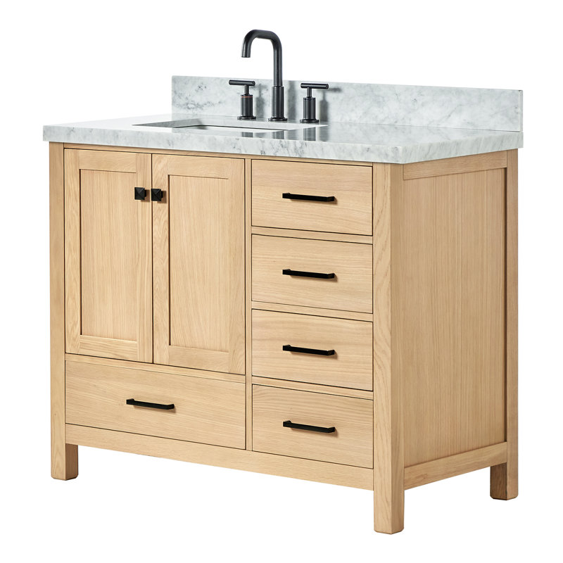 Ensemble de meuble-lavabo simple 43 po Cambridge, Chêne
