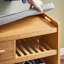 6 Pair Shoe Storage Bench