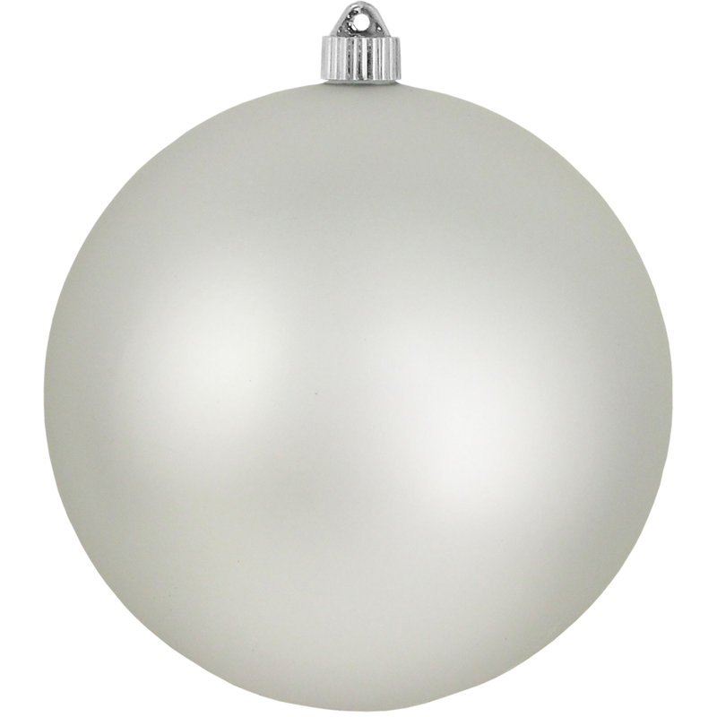 12'' Ornament Shatterproof Ball Ornament, Silver