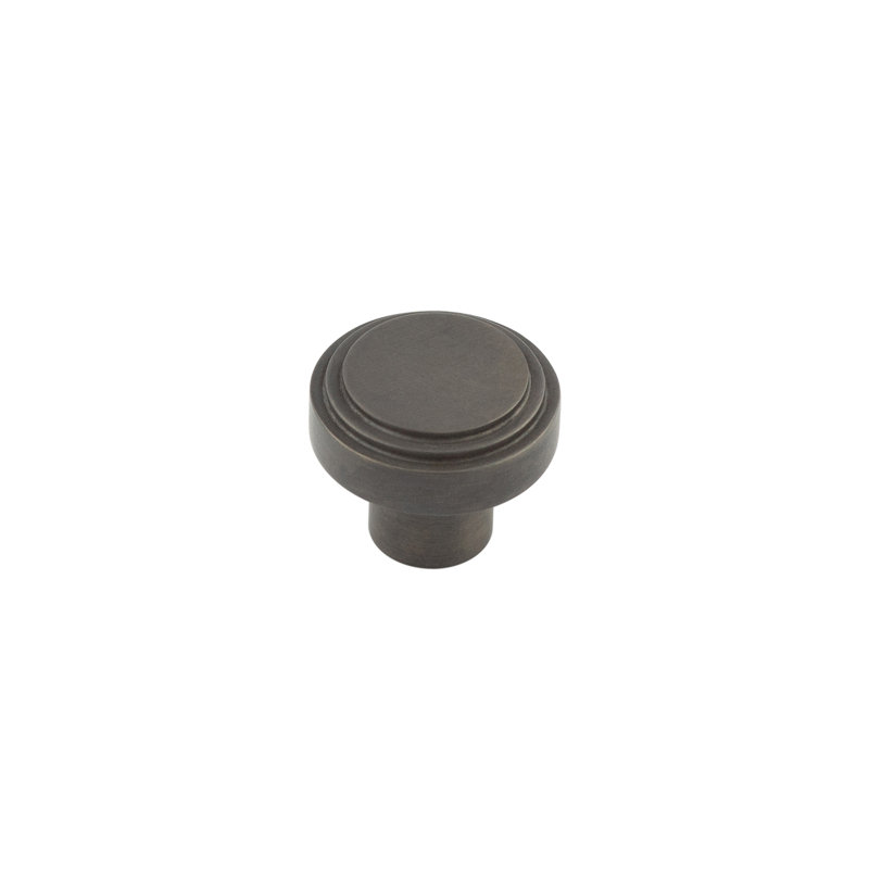 Hoxton 30mm Diameter Round Knob, Dark Bronze