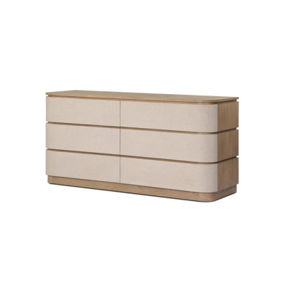 69" Oak Double Dresser