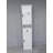 Bathroom Storage Cabinet With 2 Barn Doors And 1 Drawer, Narrow Storage Unit, Adjustable Shelves,-952757609