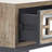 Tommy Hilfiger Hayworth Side Table, Mirrored Storage Drawer with Wood Overlay, Wooden Frame, Metal Base, Ideal for Small Spaces, EndTable, BedsideTable, Nightstand for Living Room or Bedroom, Ash Gray