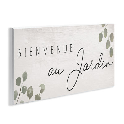 Plaque murale «Subtle Welcome Garden» par Lil 'Rue