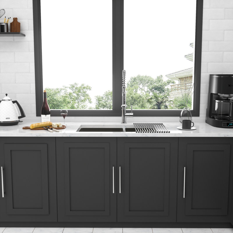 16 Gauge Stainless Steel 32x18 inch Undermount Double Bowl Kitchen Sink (60/40) with 9 Inch Deep Sink