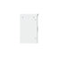 RiverRidge Somerset Corner Wall Bathroom Storage Cabinet Organizer with Doors and an Adjustable Shelf - White