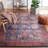 Gadbois Oriental Navy/Rust Area Rug-1536828508