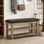 Hahnville Faux Leather Upholstered Storage Shoe Bench-2104165786-2104165790