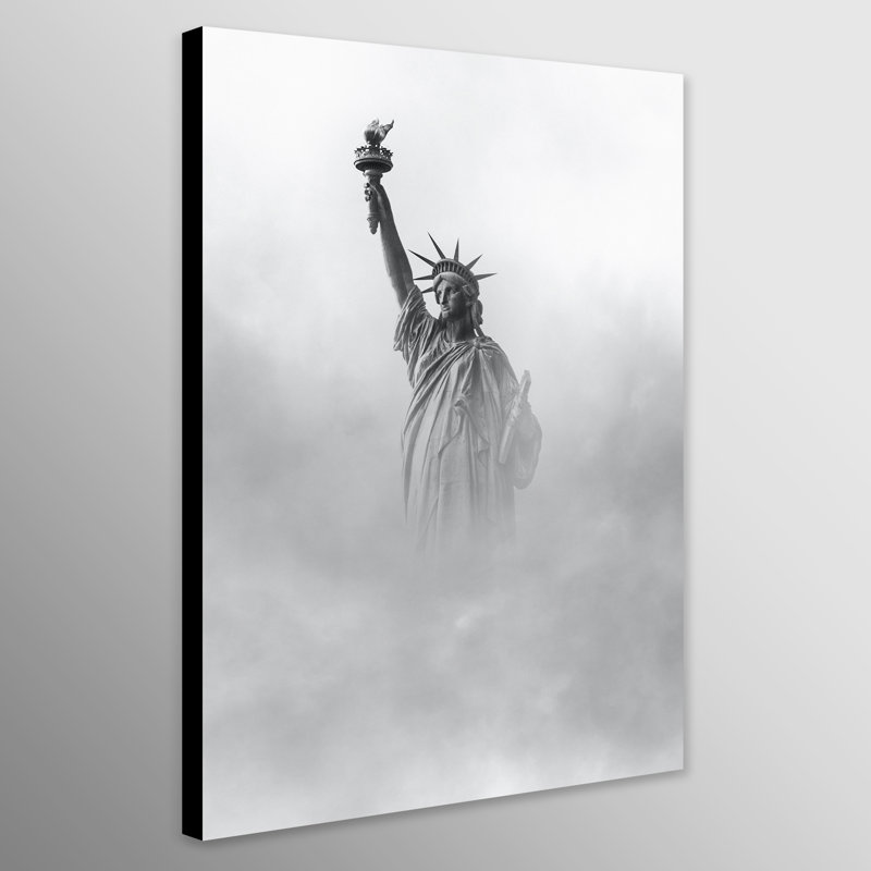 Statue Of Liberty - Wrapped Canvas Print, 31cm H x 21cm W