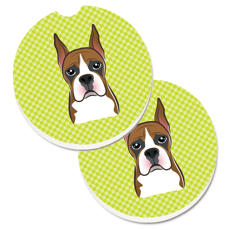 Sous-verre Retriever, Vert lime, Boxer