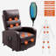 Elsmoriet Faux Leather Heated Massage Chair-1450611057