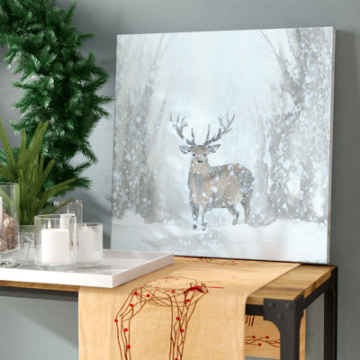 " Deer In Winter Wonderland "