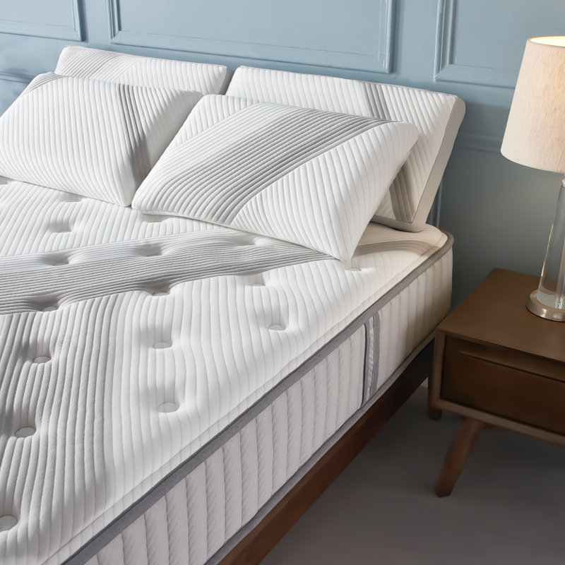 Lechepus 10" Medium Hybrid Mattress, King