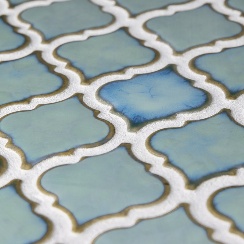 Hudson Tangier 2" x 2" Porcelain Grid Mosaic Wall & Floor Tile, Marine