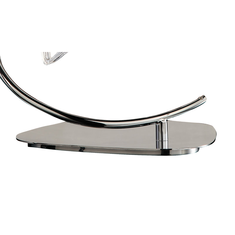 Eurich Metal Novelty Lamp, Polished Chrome/Ivory
