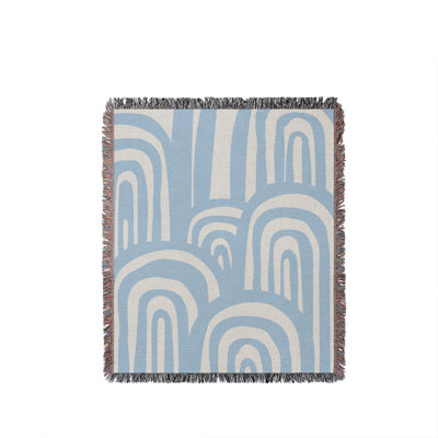 Lyno Abstract Print Cotton Throw Blanket