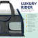 Luxury Rider™ Chrishawn Pet Carrier with Removable Wheels and Telescopic Handle