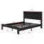 Structure de lit plateforme en bois avec tête de lit à DEL avec rangement et 2 USB, grand rangement sous le lit-1254960665-1254960663