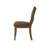 Dining Room Of 2 Padded Fabric Side Chairs With Walnut And Dark Chocolate Seats, Sloped Back, 23.53 In Width, 39.8 Lb Weight Finish Solid Pattern, 35 Height