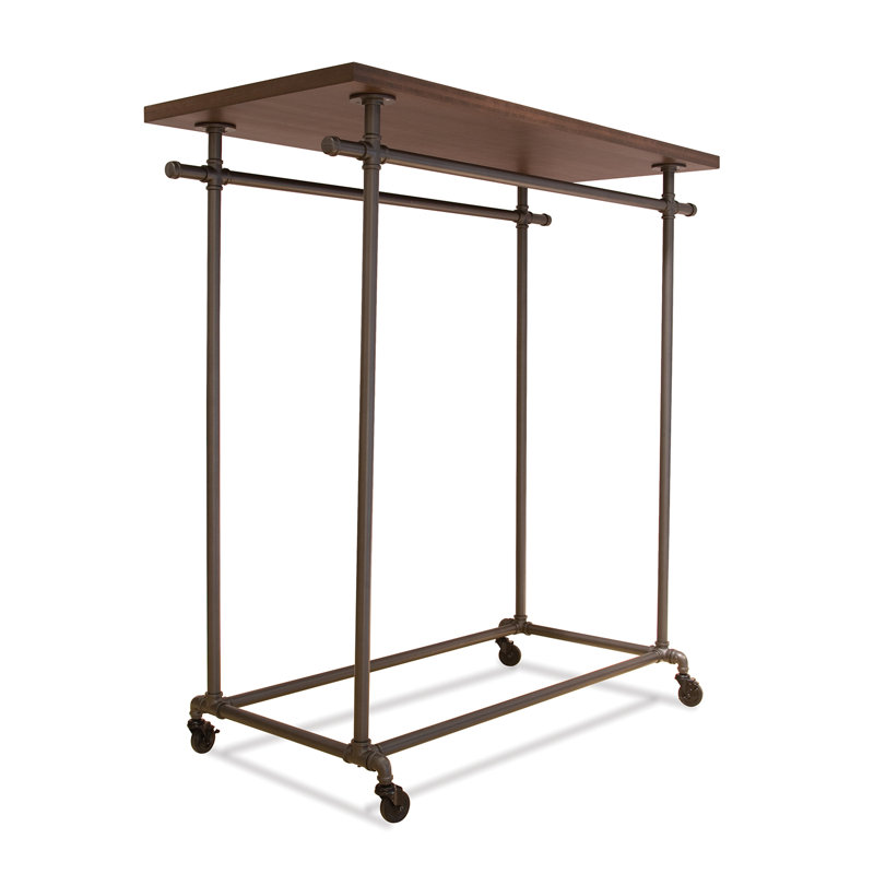 Barre de ballet double avec tablette supérieure 48" i Rowley