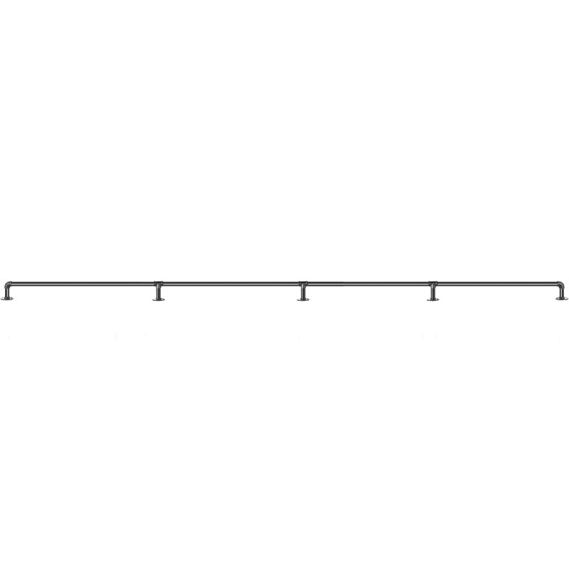 Stair Banister, 3.74" H x 155.9" W x 1.26" D