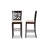 Upholstered Counter Stool with Solid Wood Frame-1833855381