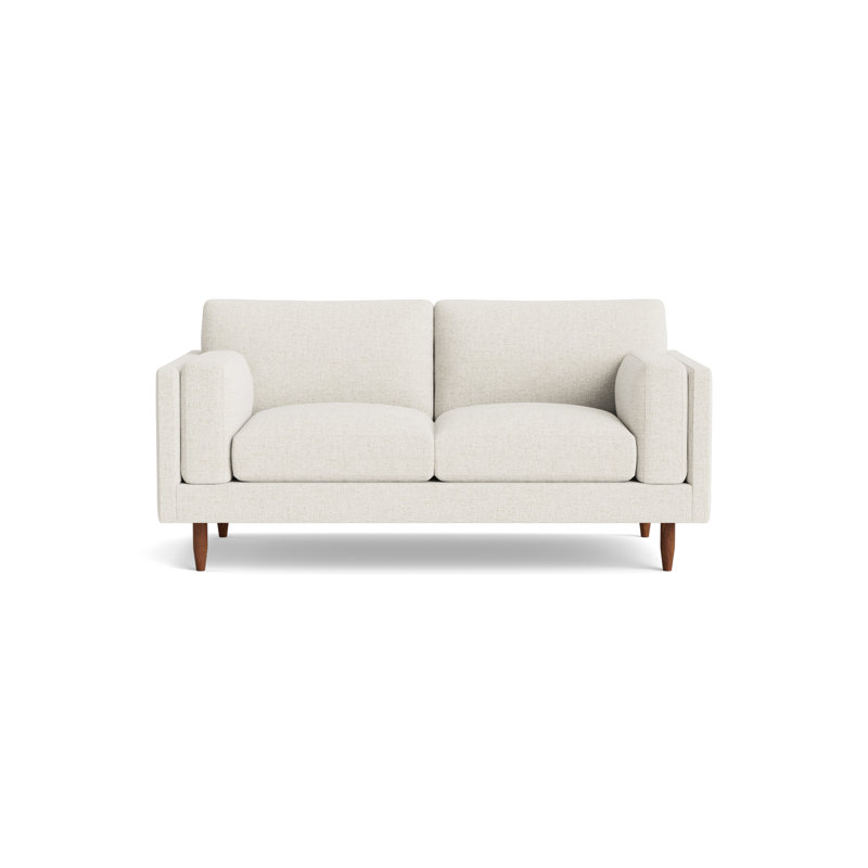 Skinny Fat Loveseat (70"), Performance Velvet - Denim, 70" W