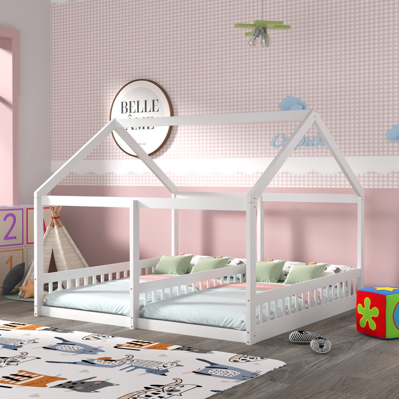 Kids Twin Platform, White